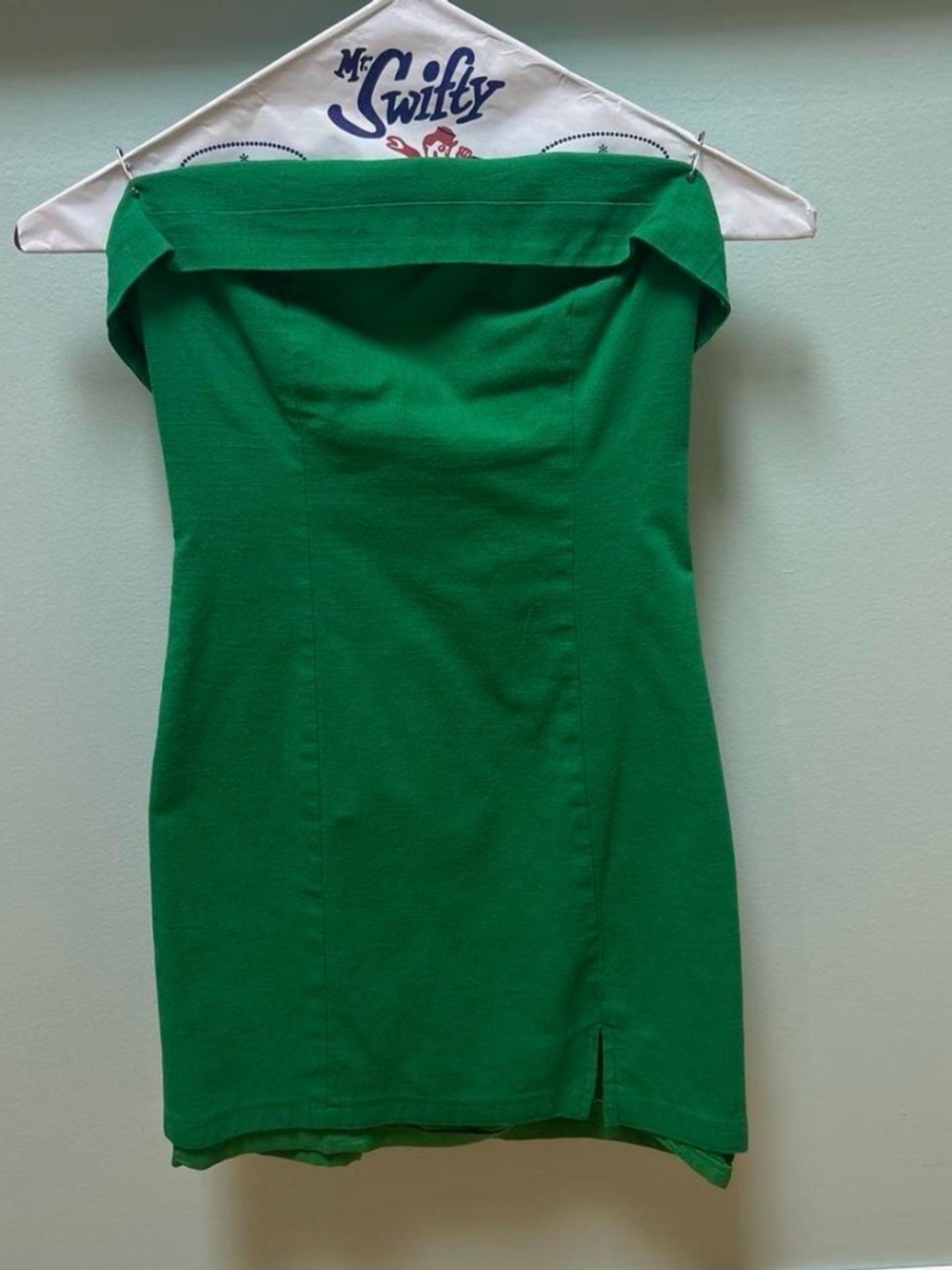 Hello Molly Green Mini Dress